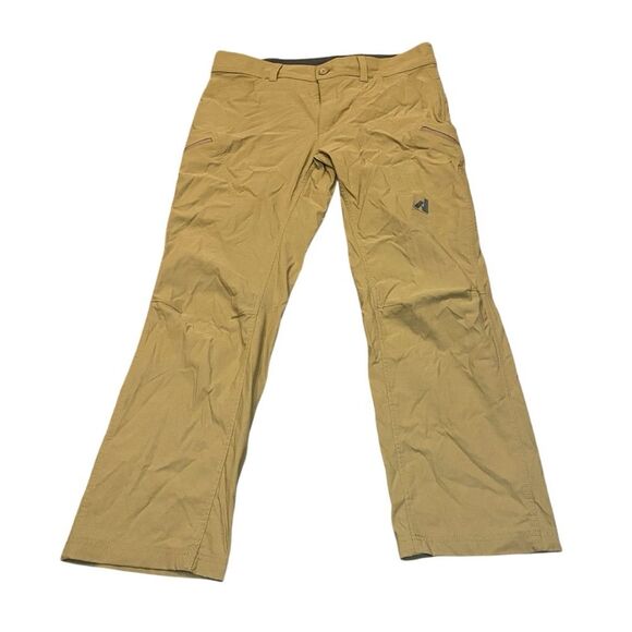 Eddie Bauer First Ascent Pants 35x30 Tan Beige | Performance Tech Hike Camping - Picture 1 of 3